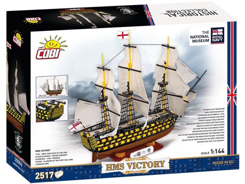 Cobi Britská královská dělová loď HMS Victory 1:144 Napoleonské války